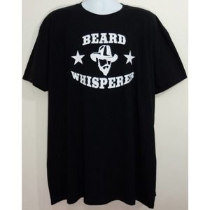 Barber Shop Beard Shaving Trim Shave Mens 2XL T Shirt Western Cowboy Hat XXL